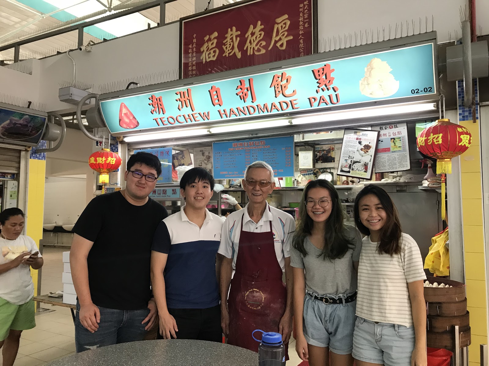 Mr Yeo and his hawker stall